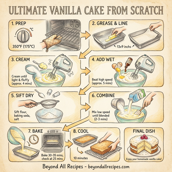 Ultimate Vanilla Cake from Scratch instructions