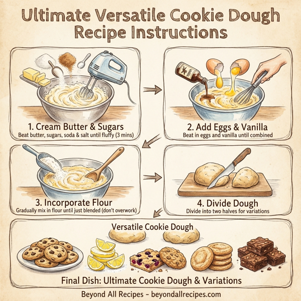 Ultimate Versatile Cookie Dough with Creative Variations instructions