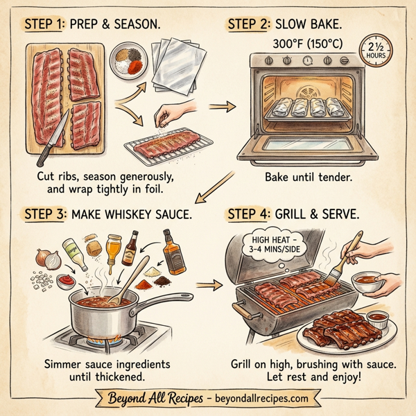 Ultimate Whiskey-Infused Grilled Baby Back Ribs instructions