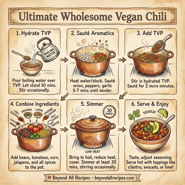 Ultimate Wholesome Vegan Chili instructions