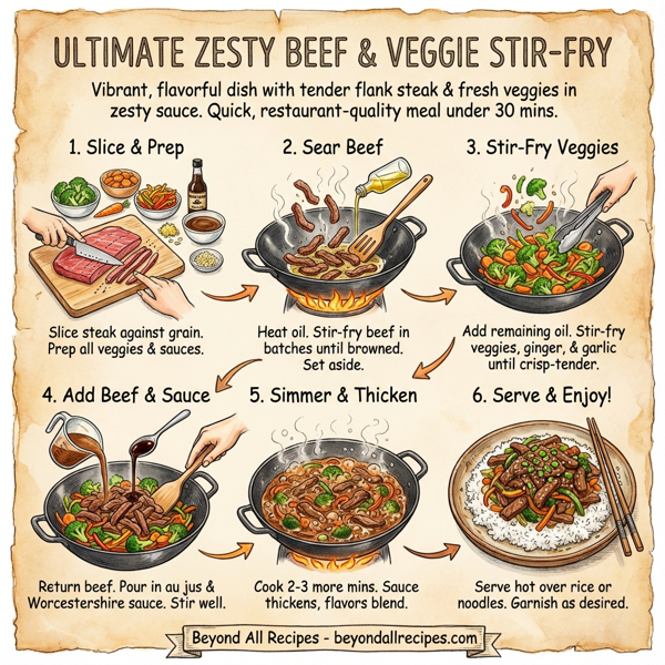 Ultimate Zesty Beef & Veggie Stir-Fry instructions