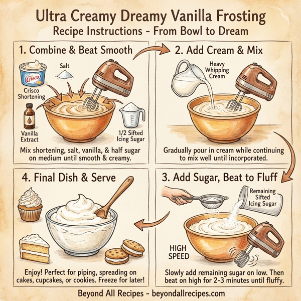 Ultra Creamy Dreamy Vanilla Frosting instructions