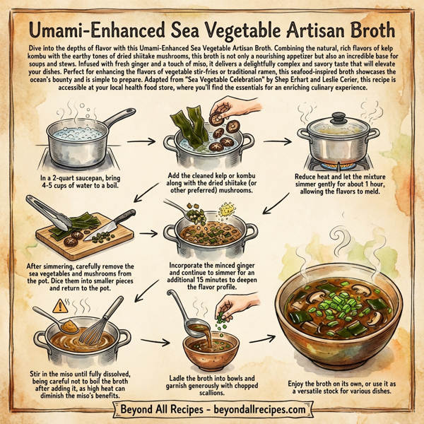 Umami-Enhanced Sea Vegetable Artisan Broth instructions