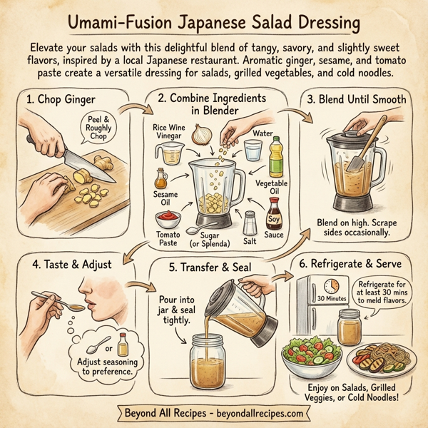 Umami-Fusion Japanese Salad Dressing instructions