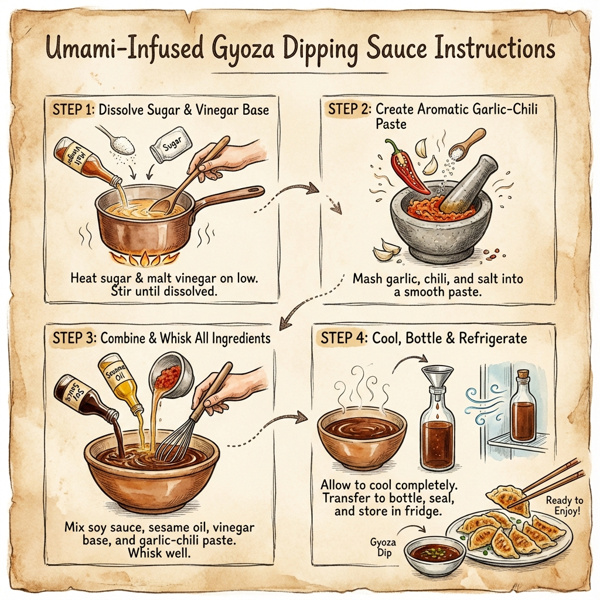 Umami-Infused Gyoza Dipping Sauce instructions