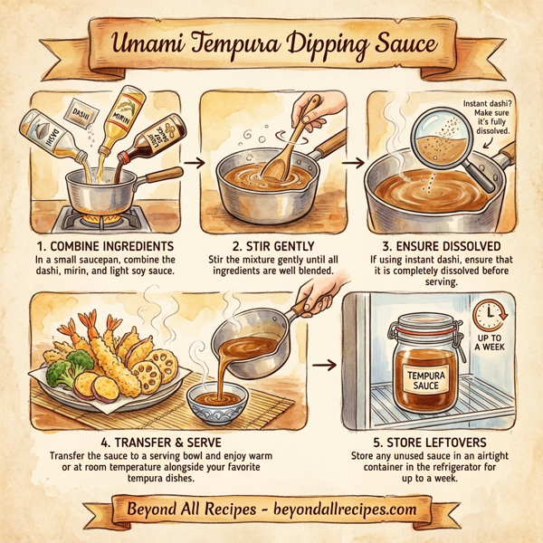 Umami Tempura Dipping Sauce instructions