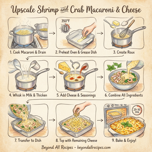 Upscale Shrimp and Crab Macaroni & Cheese instructions