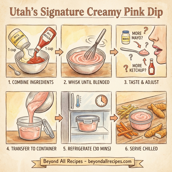 Utah's Signature Creamy Pink Dip instructions