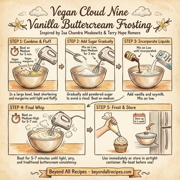 Vegan Cloud Nine Vanilla Buttercream Frosting instructions
