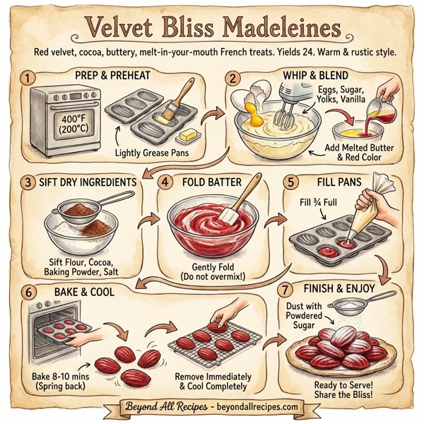 Velvet Bliss Madeleines instructions