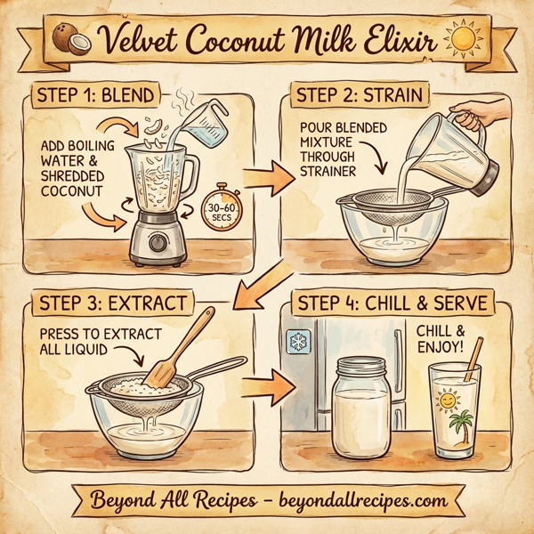 Velvet Coconut Milk Elixir instructions
