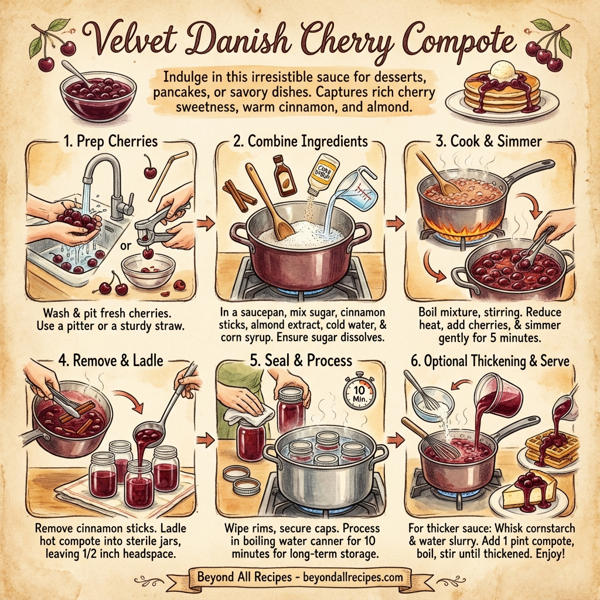 Velvet Danish Cherry Compote instructions