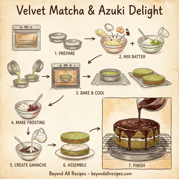 Velvet Matcha & Azuki Delight instructions