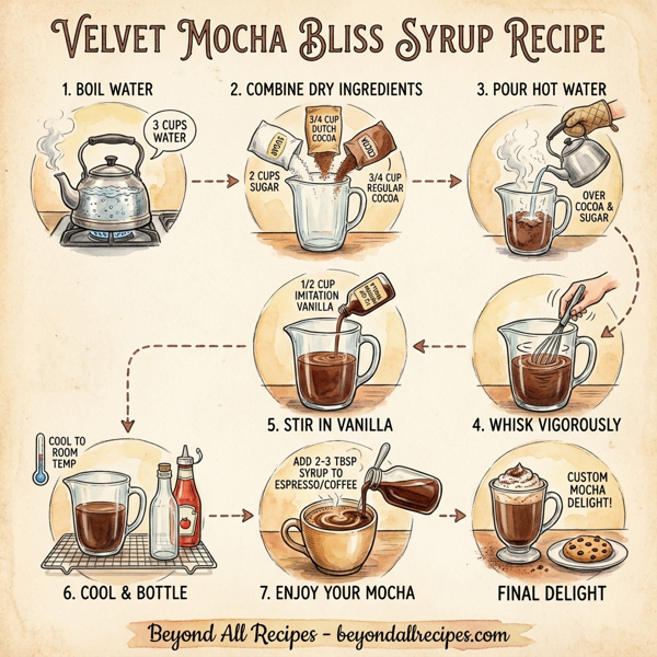 Velvet Mocha Bliss Syrup instructions