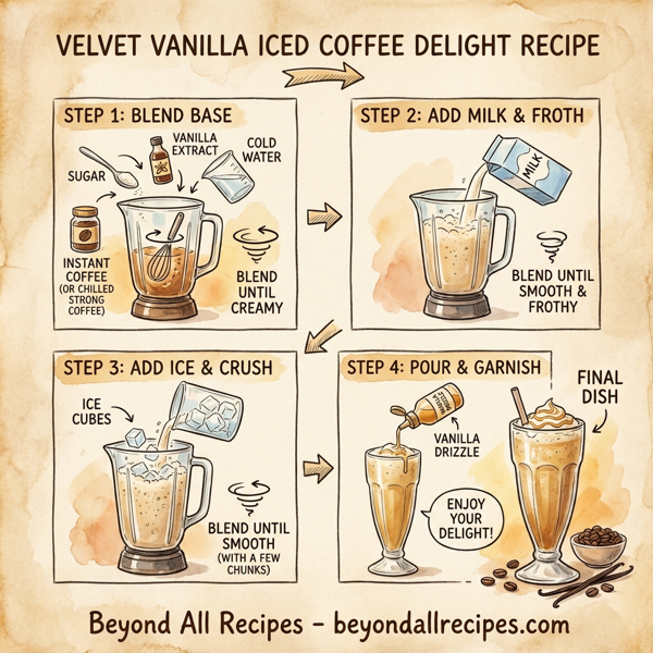 Velvet Vanilla Iced Coffee Delight instructions