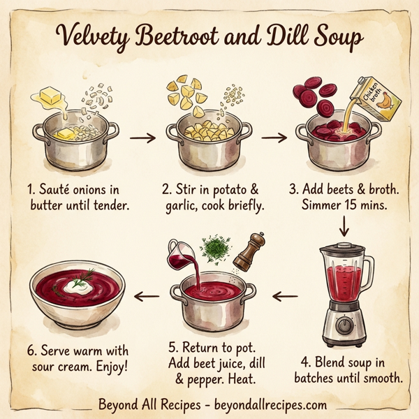 Velvety Beetroot and Dill Soup instructions