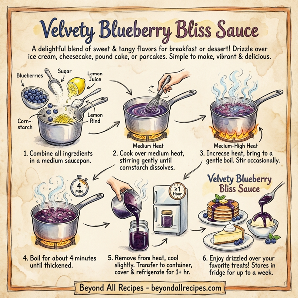 Velvety Blueberry Bliss Sauce instructions