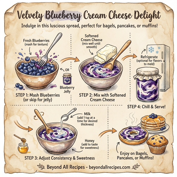 Velvety Blueberry Cream Cheese Delight instructions