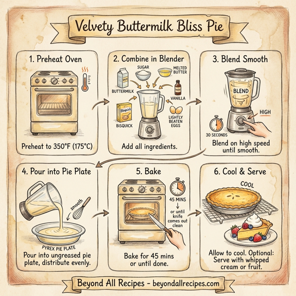Velvety Buttermilk Bliss Pie instructions