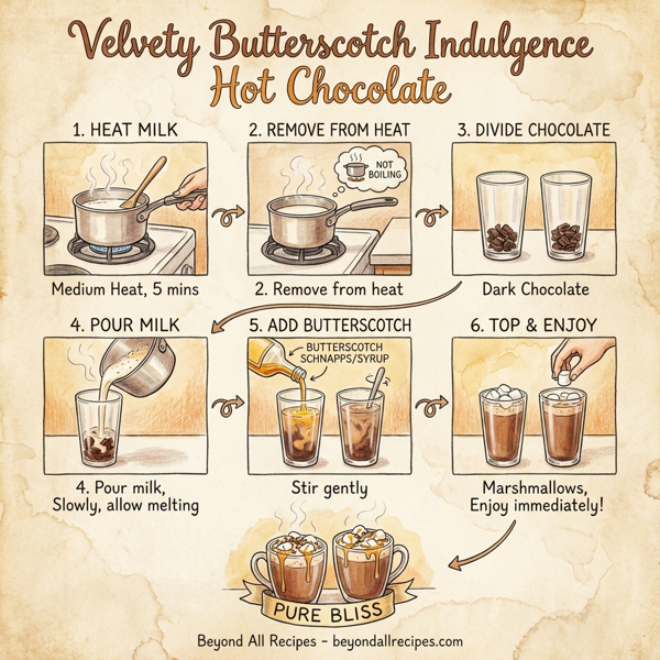 Velvety Butterscotch Indulgence Hot Chocolate instructions