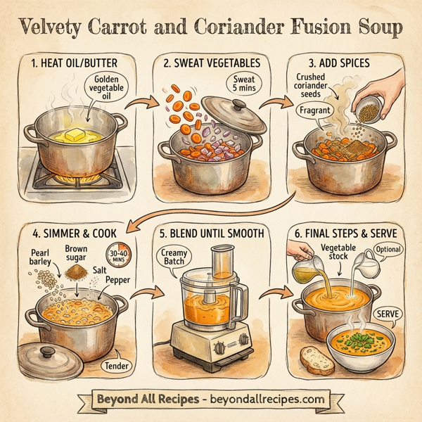 Velvety Carrot and Coriander Fusion Soup instructions