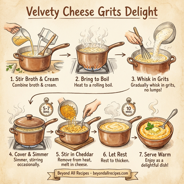 Velvety Cheese Grits Delight instructions