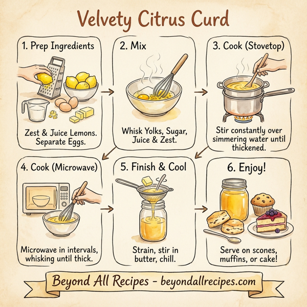 Velvety Citrus Curd (Stovetop & Microwave Options) instructions
