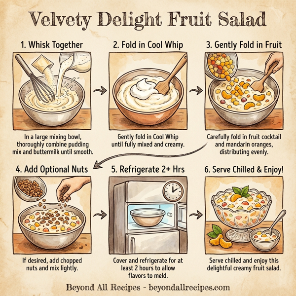 Velvety Delight Fruit Salad instructions