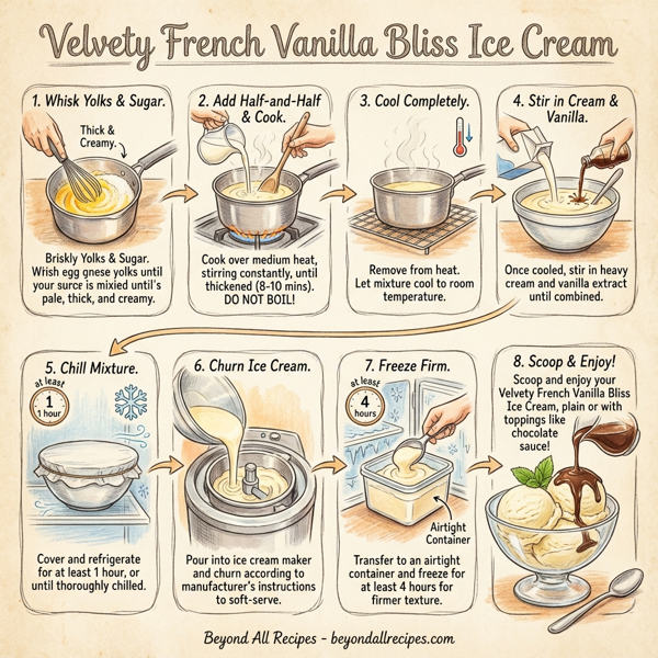 Velvety French Vanilla Bliss Ice Cream instructions