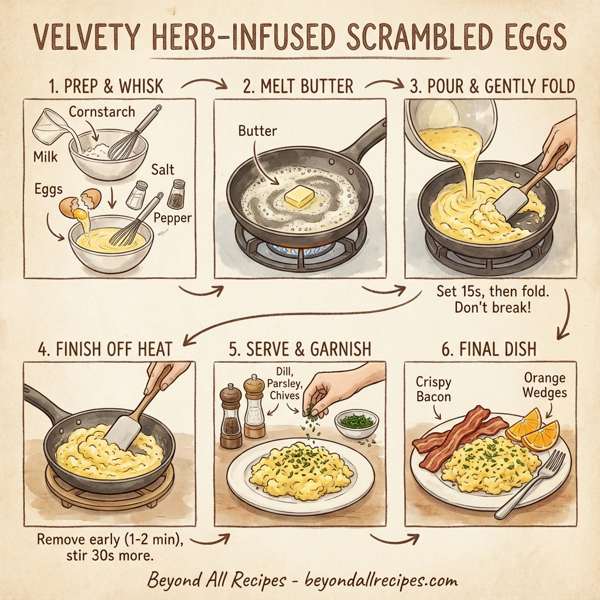 Velvety Herb-Infused Scrambled Eggs instructions