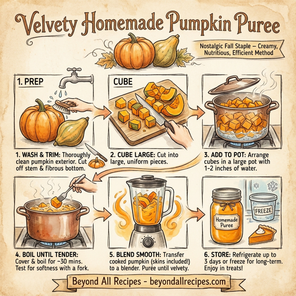 Velvety Homemade Pumpkin Puree instructions