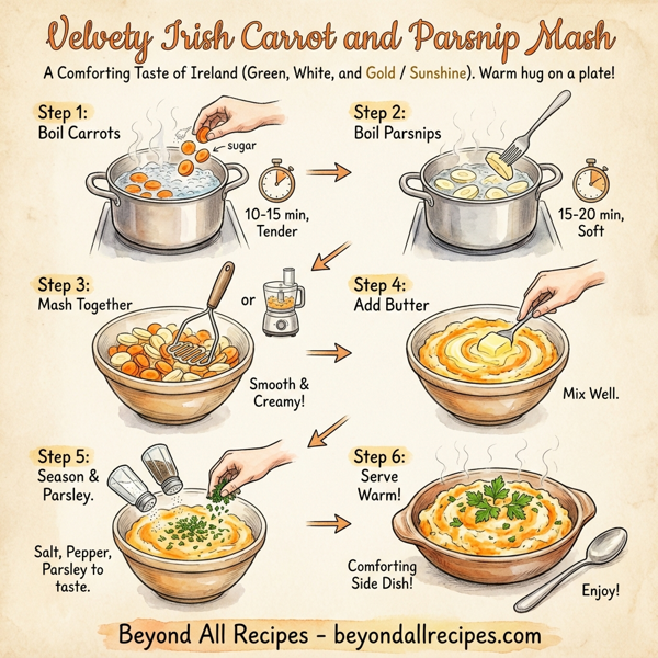 Velvety Irish Carrot and Parsnip Mash instructions