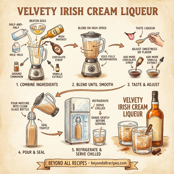 Velvety Irish Cream Liqueur instructions