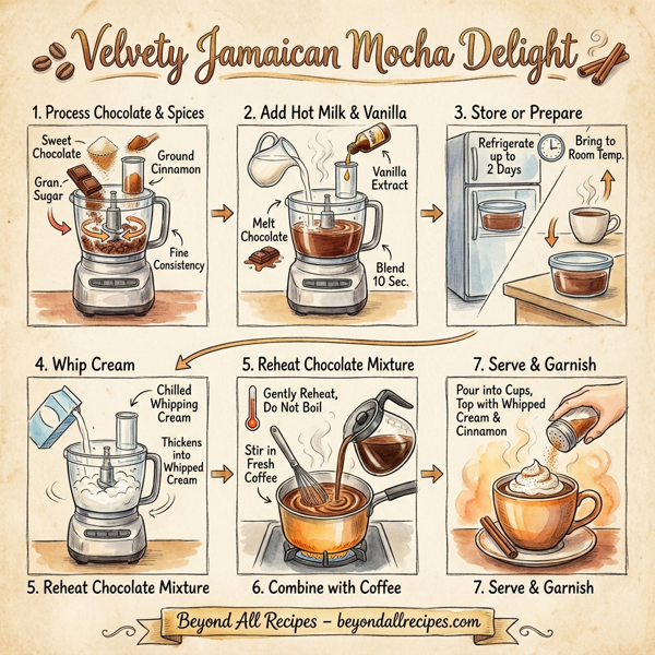 Velvety Jamaican Mocha Delight instructions