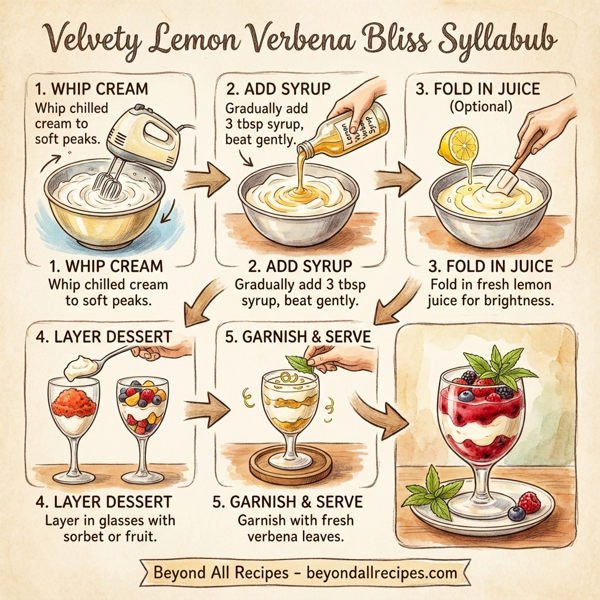 Velvety Lemon Verbena Bliss Syllabub instructions