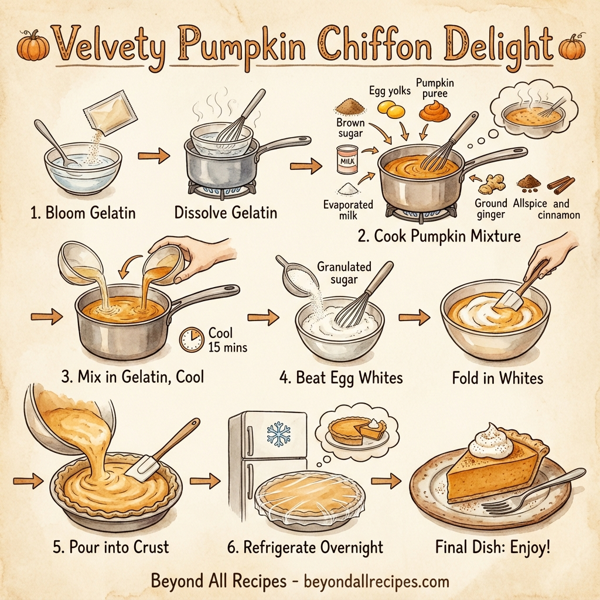 Velvety Pumpkin Chiffon Delight instructions