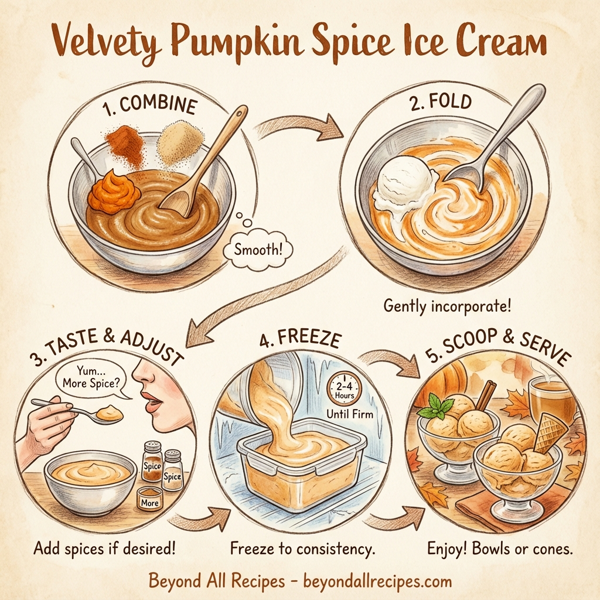 Velvety Pumpkin Spice Ice Cream instructions