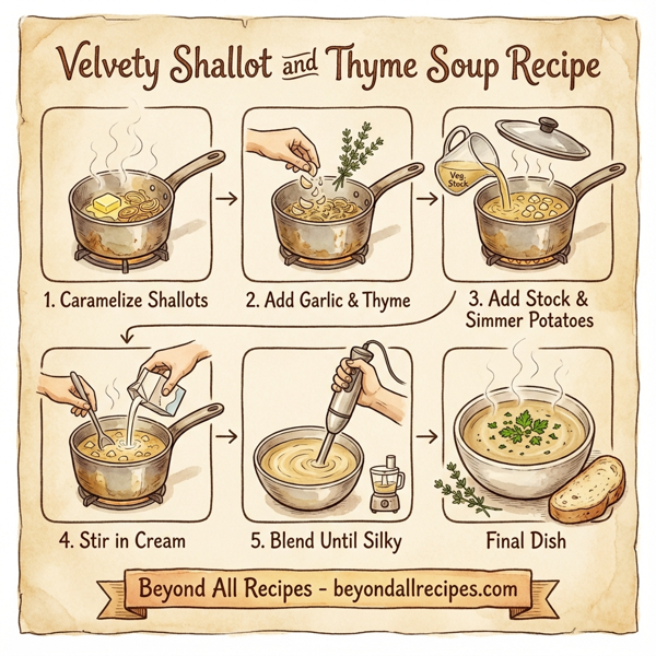 Velvety Shallot and Thyme Soup instructions