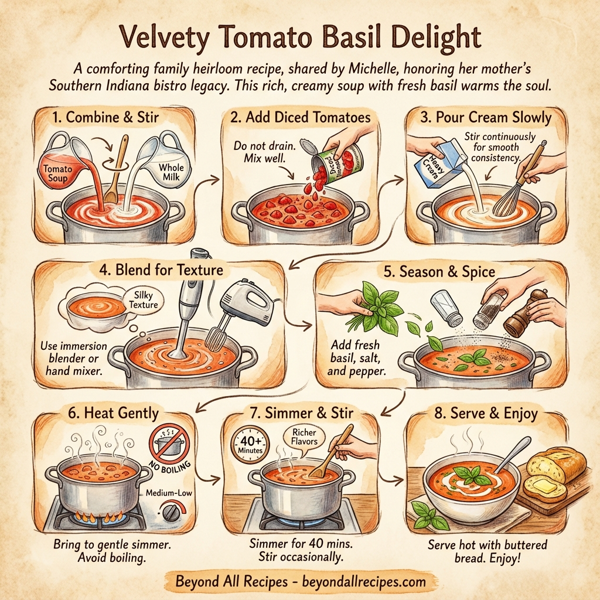 Velvety Tomato Basil Delight instructions