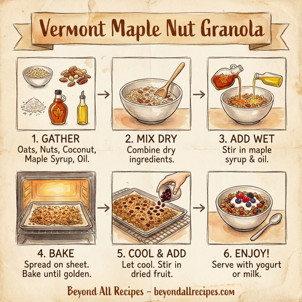 Vermont Maple Nut Granola instructions