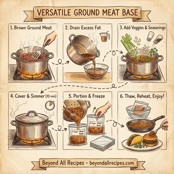 Versatile Ground Meat Base instructions