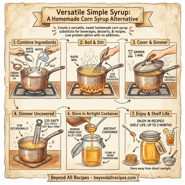 Versatile Simple Syrup: A Homemade Corn Syrup Alternative instructions