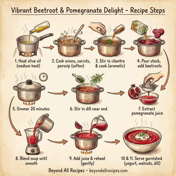Vibrant Beetroot and Pomegranate Delight instructions