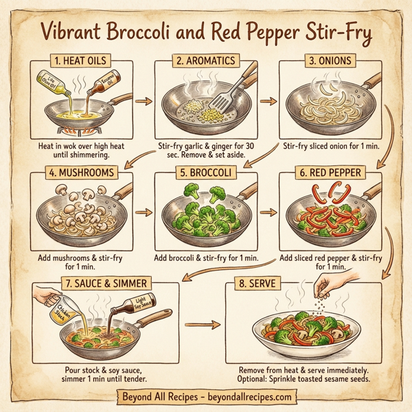 Vibrant Broccoli and Red Pepper Stir-Fry instructions