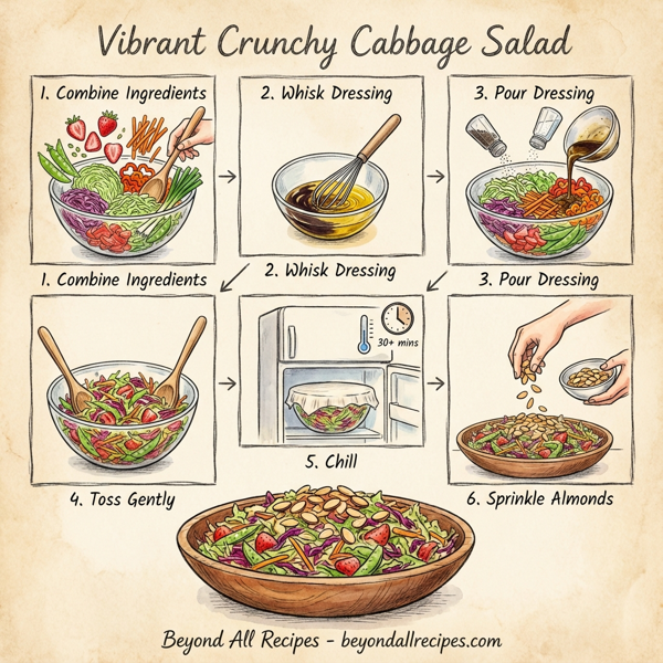 Vibrant Crunchy Cabbage Salad instructions