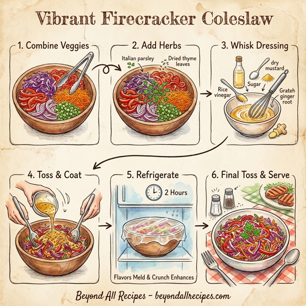 Vibrant Firecracker Coleslaw instructions
