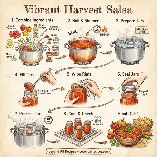 Vibrant Harvest Salsa instructions