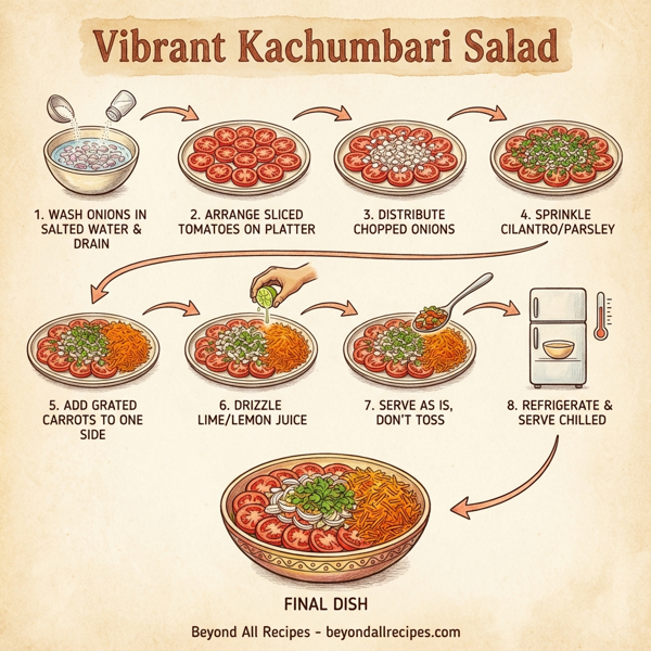 Vibrant Kachumbari Salad instructions
