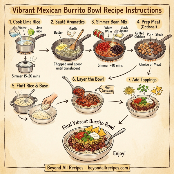 Vibrant Mexican Burrito Bowl instructions