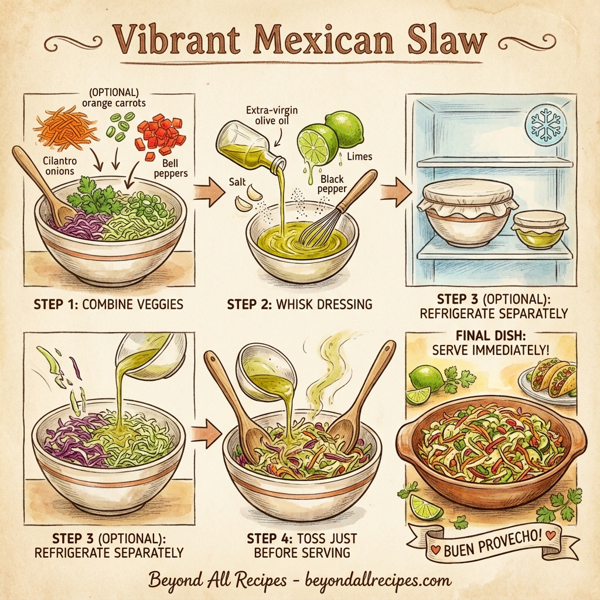 Vibrant Mexican Slaw instructions